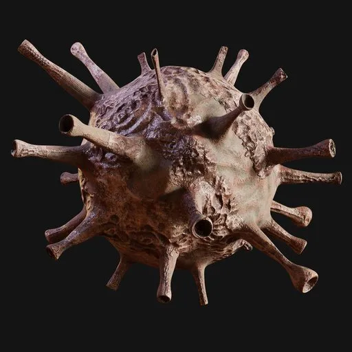 Stylized Simple Gooey Virus