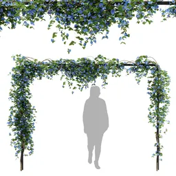 simple ivy Trellis plant