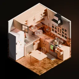 Isometric Kitchen