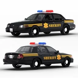 Police Sheriff car