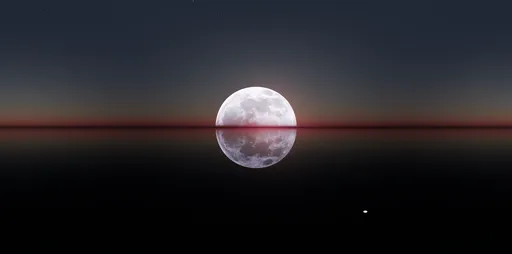Moon star sky