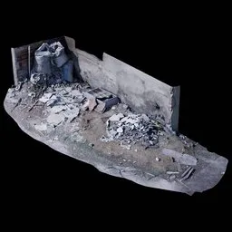 Scan Garbage pile in the corner