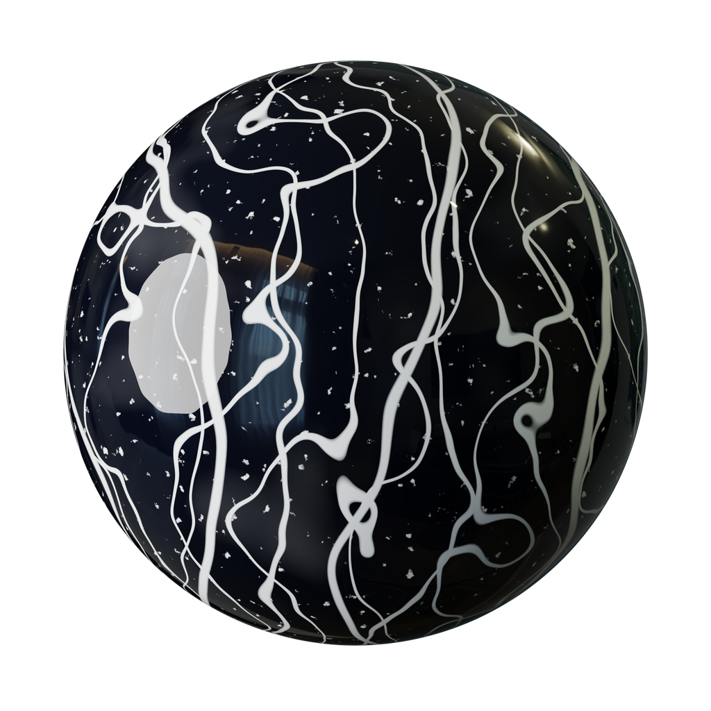 BlenderKit | Download the FREE Black & White Marble (Procedural) material