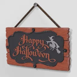 Halloween Hanging Sign