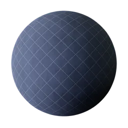 Blue fabric