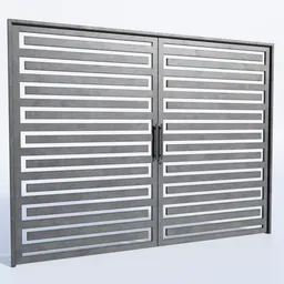 Modern Steel Gate