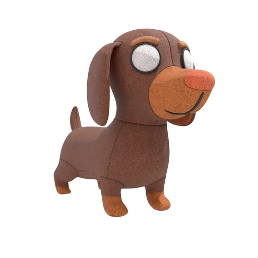 Cute Dog Plushie (unrigged)