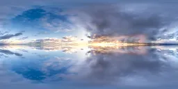 Infinite Real Sky - Cloudy Sunset