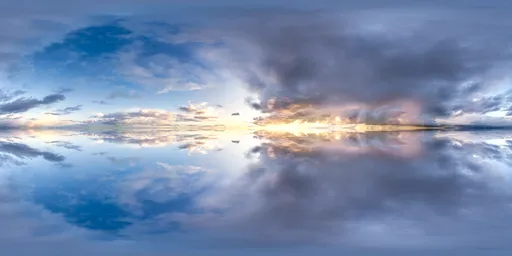 Infinite Real Sky - Cloudy Sunset