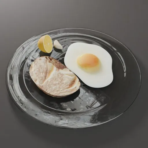 Luxury Food Breakfast Plate