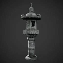 Japanese Stone Toro Lantern