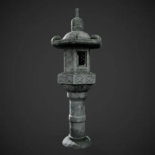 Japanese Stone Toro Lantern