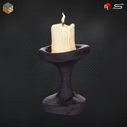 Candle Pot - Halloween Asset Bundle