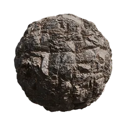 High-resolution PBR Rocky Cliff material for 3D rendering, designed for Blender with noise and voronoi textures.