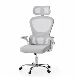 Ergonomic White Office Chair