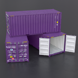20ft Cargo Container(Purple)