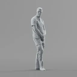 Lowpoly Construction Worker