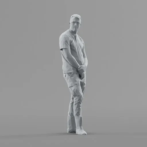 Lowpoly Construction Worker