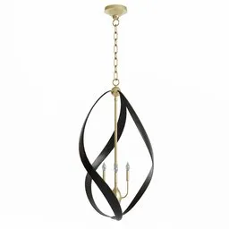 Threphine Black Chandelier