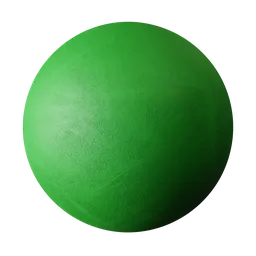 Brushed paint green