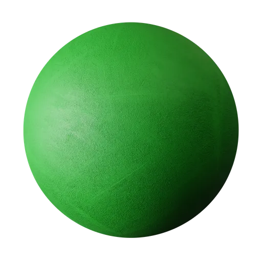 Brushed paint green