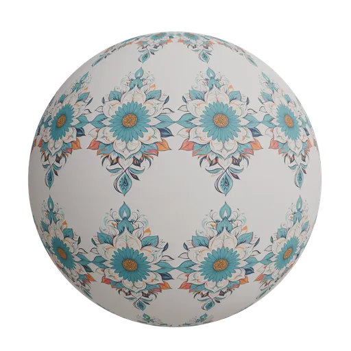 Daisy flower Mandala wallpaper