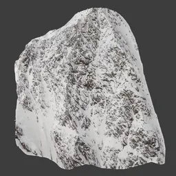 Snow Mountain Side Photoscan