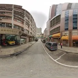 City Road Car Cloudy Day