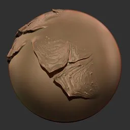 Detailed 3D Sculpting Brush Effect for Creating Skin Textures in Blender Modeling