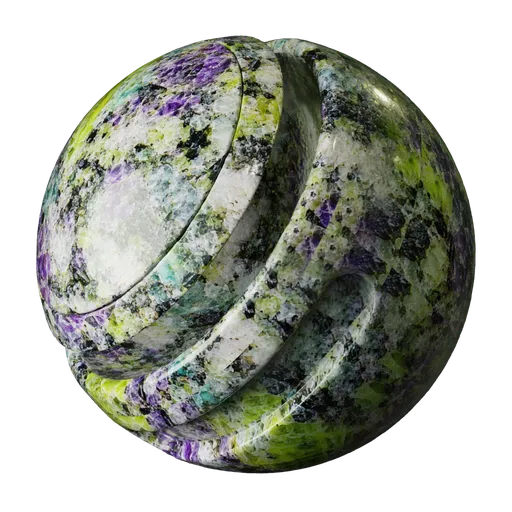 Acid Lime Violet Granite