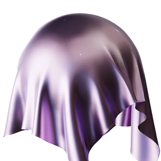 High-quality PBR satin fabric material for Blender 3D with procedural shader customization.
