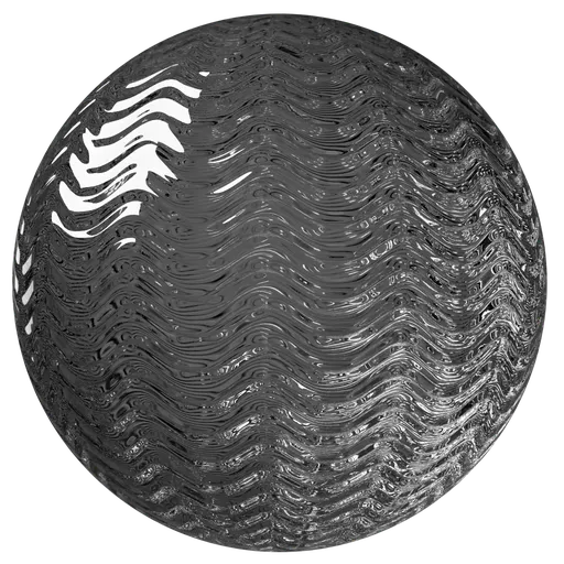Wave Pattern Glass