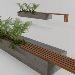 Planter Bench