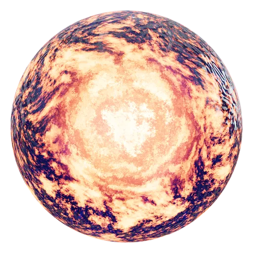 PBR Procedural Magic Orb material with luminous mystical effect for fantasy environments in Blender 3D.