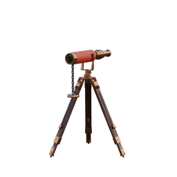 "Explore the future with this high-quality Telescope 3D model for Blender 3D. Perfect for technology enthusiasts, the model includes 1k textures and features a small telescope mounted on a tripod with a chain. Rendered in Keyshot, the model is ideal for realistic renders and simulations."