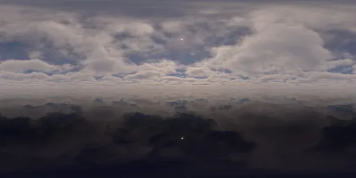 Calm, sea, sky, clouds, water