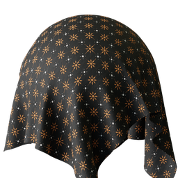Ethnic batik truntum pattern fabric