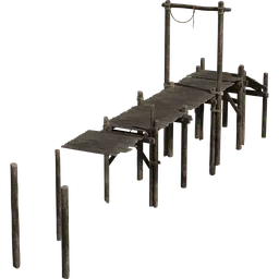 Modular Wooden Pier