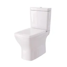 "White toilet bowl with attached box for Blender 3D  - inspired by Walter Bayes. Clean and simple design with detailed body shape, perfect for bathroom and toilet compositions."