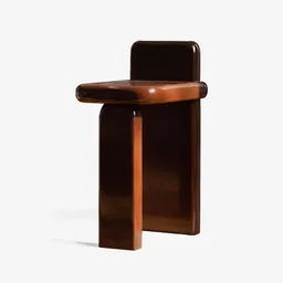 Lacquered Stool