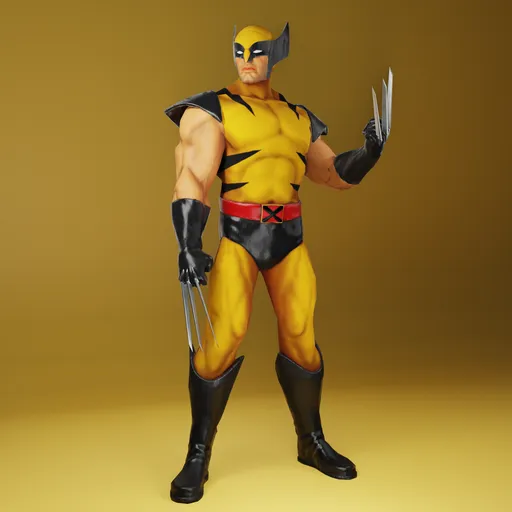 Wolverine (Rigged)