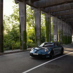 Porsche 911 Turbo rental scenne