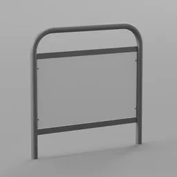 Advertising Pedestrian Safety Barrier