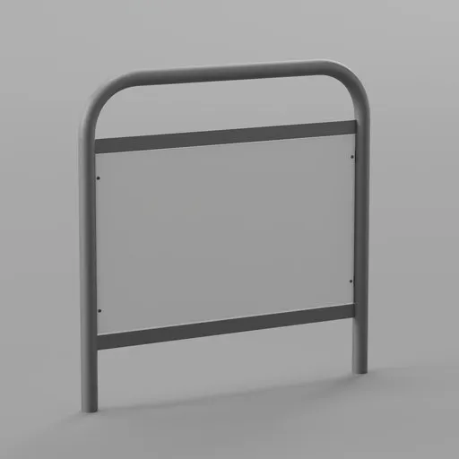 Advertising Pedestrian Safety Barrier