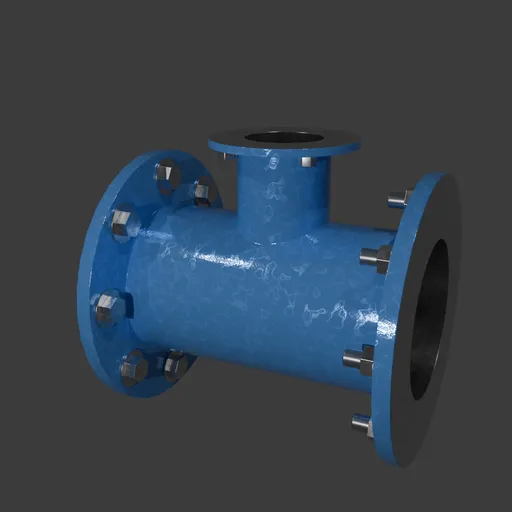 100 to 50mm T pipe