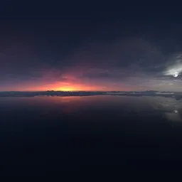 Large Moon Twilight Sunset