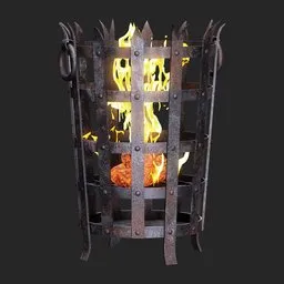 Medieval Lit Brazier