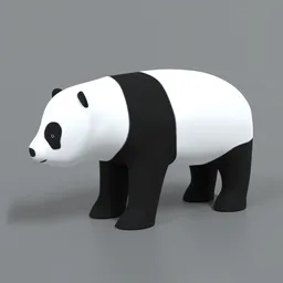 Cartoon Panda Bear