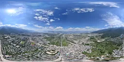 Highsky building green tree mountain