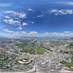 Highsky building green tree mountain